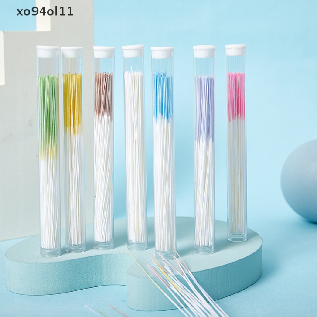 Xo 60/70/160pcs Set Pembersih Telinga Rumput Kertas Floss Lubang Telinga Aftercare Tools OL