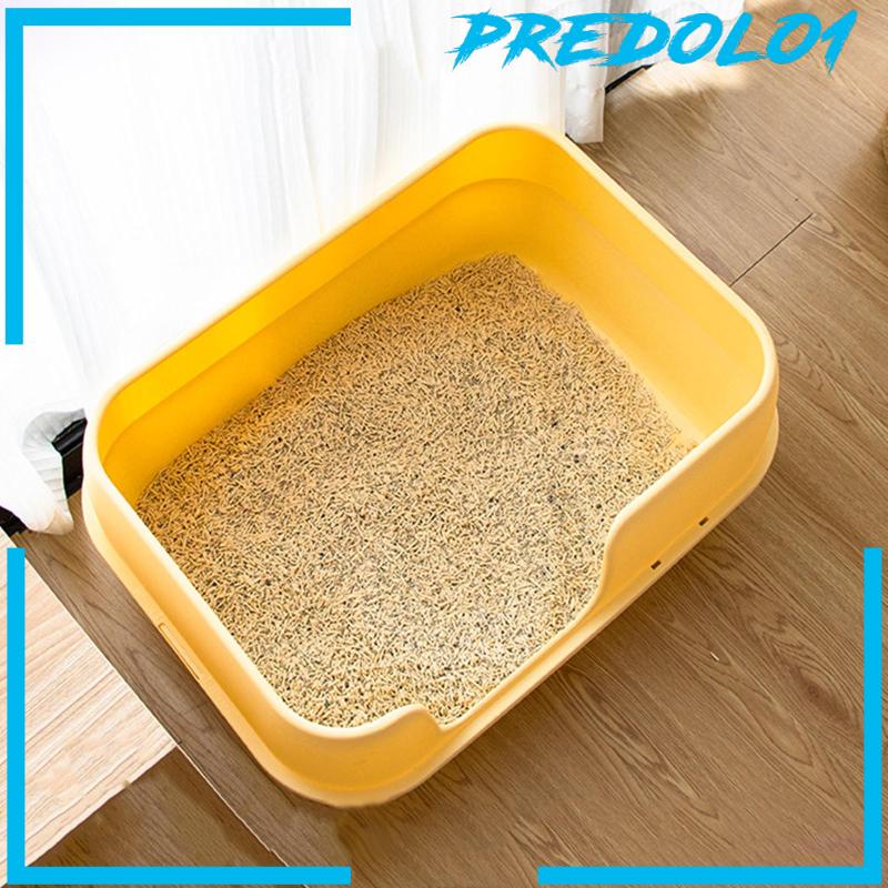 [Predolo1] Cat Litter Box Semi Open Tray Untuk Kucing Indoor Pet Kecil