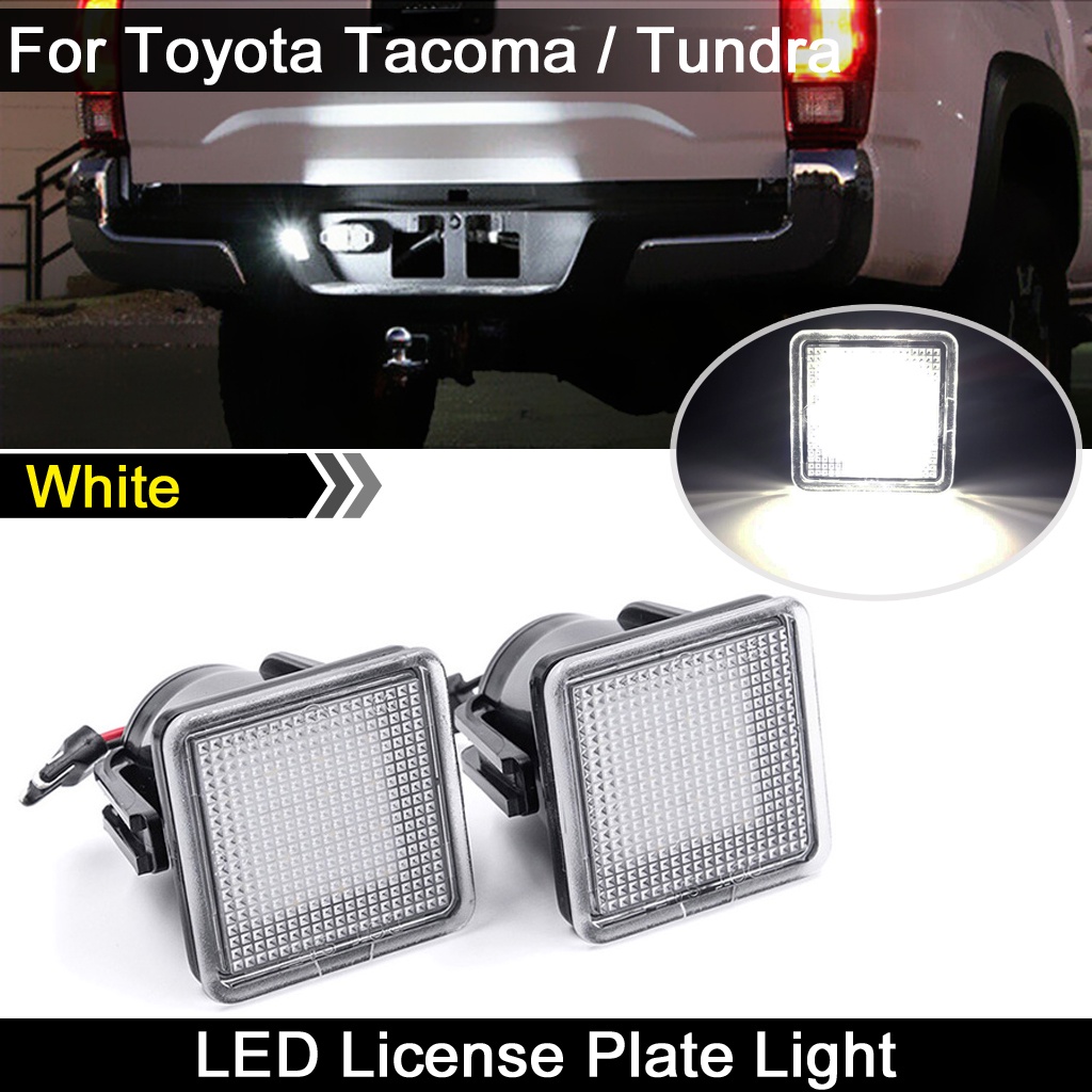 2pcs Lampu Plat Nomor Plat LED Putih Kecerahan Tinggi Lampu Untuk Toyota TACOMA 2016-2019 TUNDRA 2014-2019