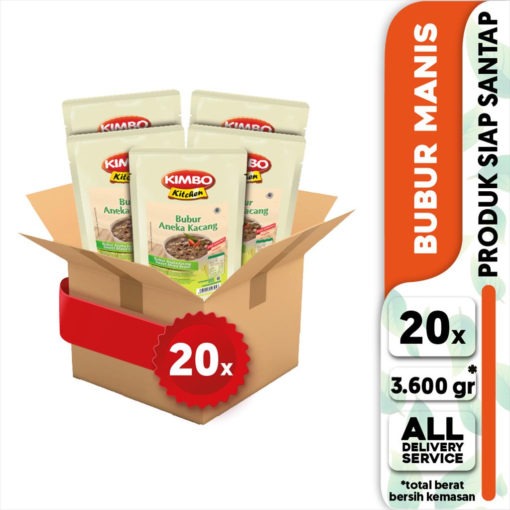 

Kimbo Kitchen Aneka Kacang 1 Box [Paket 40]