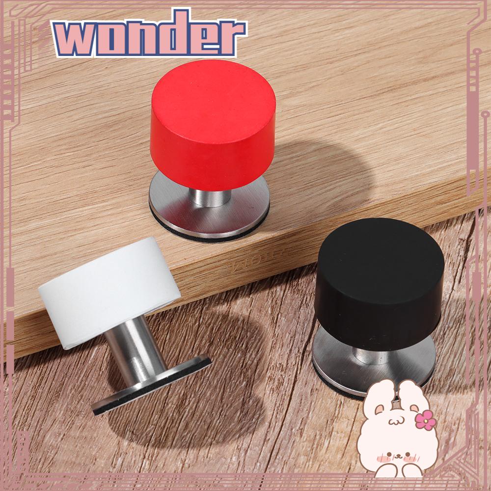 Wonder Door Stopper Stainless Steel Tools Pelindung Lantai Karet Heavy Duty