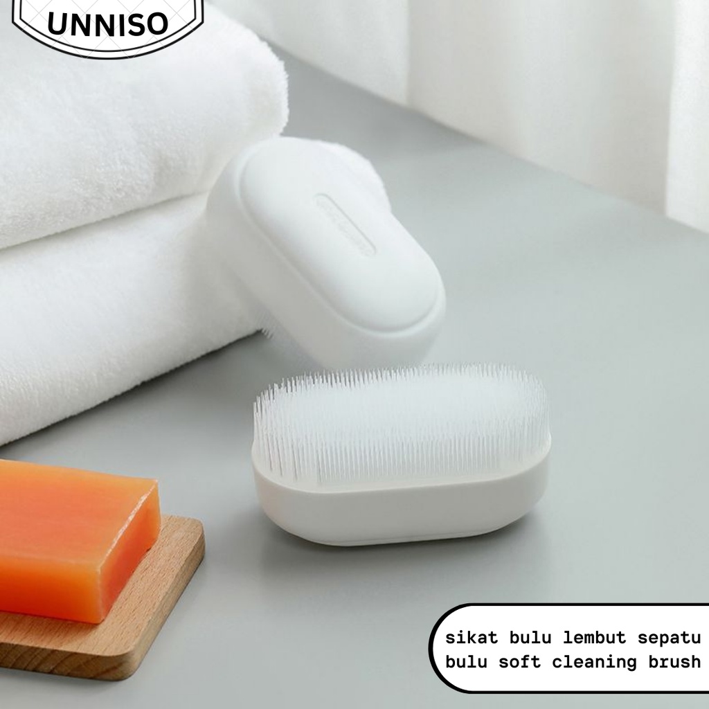 UNNISO - Sikat Bulu Lembut Sepatu Bulu Soft Cleaning Brush