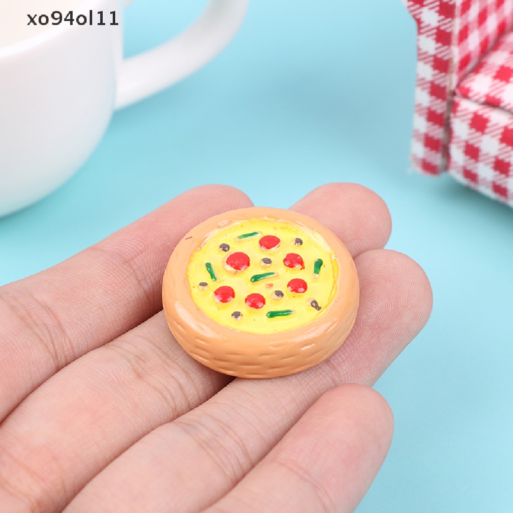 Xo 1Pcs 1: 12rumah Boneka Miniatur Simulasi Dapur Pizza Ornamen Kecil Model DIY OL