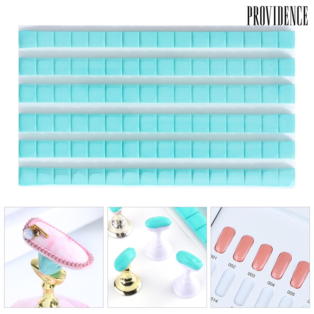 Providence Nail Art Clay 96kisi Bagus Lengket Fleksibel Reusable Removable Lem Perekat Kuku Clay Sticky Tack Dempul Nail Salon Supply