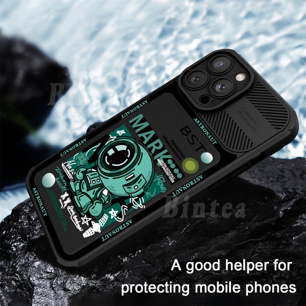 Samsung A50 A50S A30S A51 A71 J7 Prime J7 PRO A14 A13 A12 A04 A04E A04S A23 A20S A32 Case Mark Astronot Full Proteksi Anti Slip Shockproof Binteacase