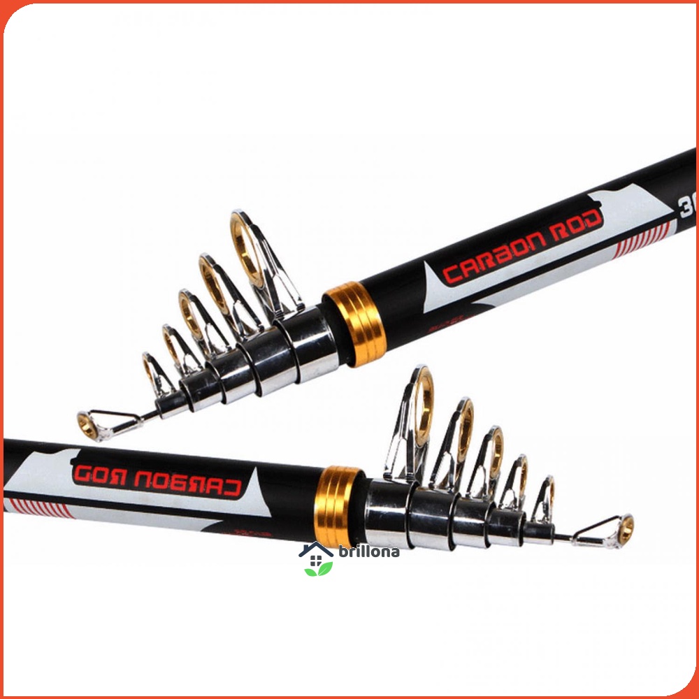 Mamba Joran Pancing Antena Portable Carbon Fiber Sea Fishing Rod - JD25