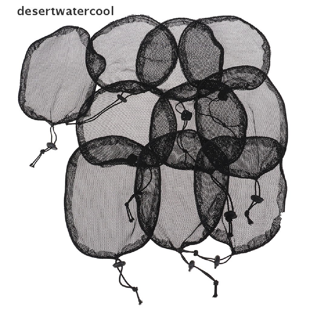 Deid 5Pc Topi Jaring Rambut Elastis Untuk Membuat Wig Rambut Palsu Liner Jaring Rambut Untuk Ponytail Wig Cap Martijn