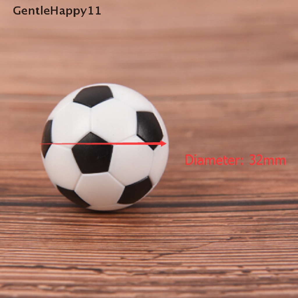 Gentlehappy 2pcs 32mm Foosball Meja Football Bola Sepak Bola Plastik Soccer ball Olahraga Hadiah  Id