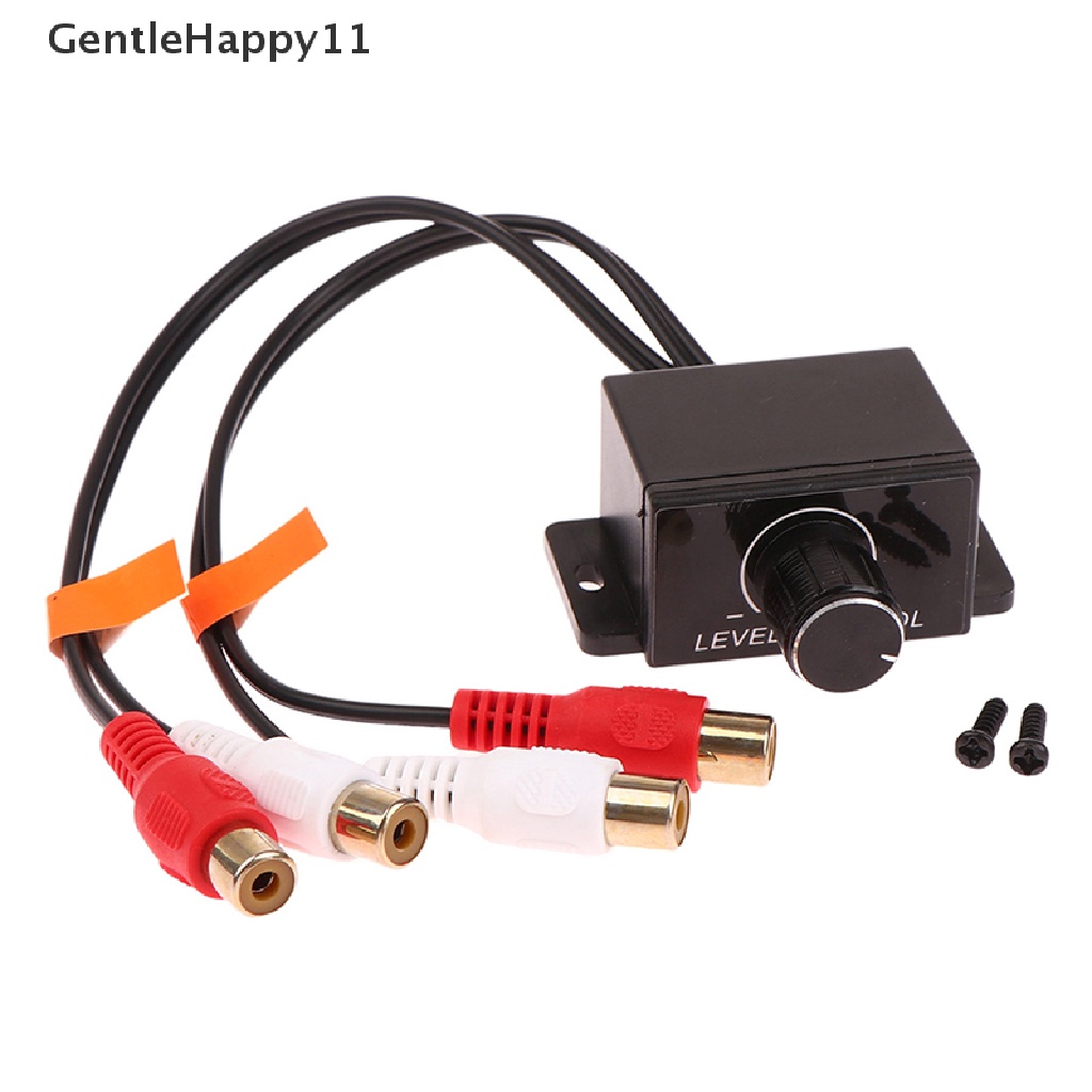 Gentlehappy New Car Amplifier Pengatur Volume Speaker Bass Controller Amplifier Audio Mobil id