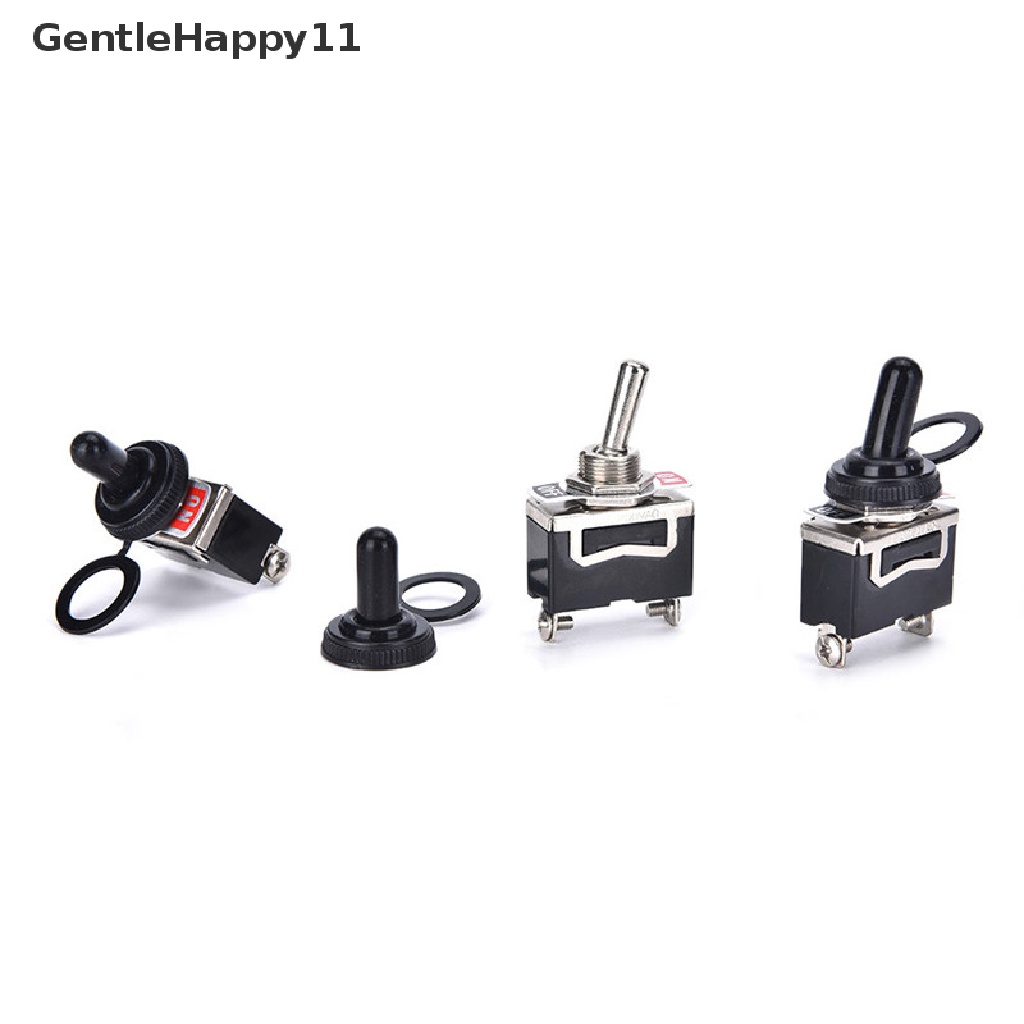 Gentlehappy SPST 2Pin Heavy Duty 20A 125V ON/OFF Rocker Toggle Switch Tahan Air Boot id