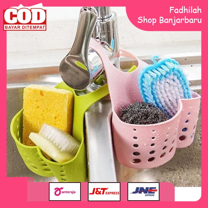 GANTUNGAN WASTAFEL / KERANJANG TEMPAT SABUN SPONS KRAN WASTAFEL | FADHILAH SHOP BJB