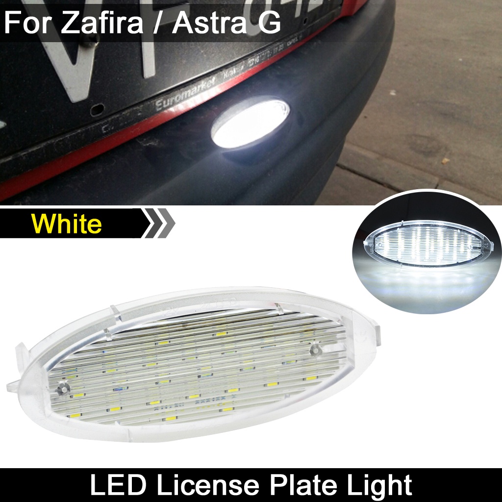 1pc Lampu Plat Nomor Plat LED Putih Lampu Untuk Opel Vauxhall Zafira Astra G Astra F Corsa Vectra Tigra Corsa