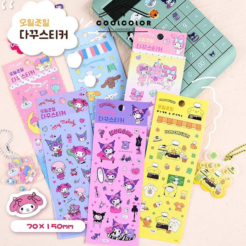 COD❤️Stiker Koromi Waterproof Kartun Sanrio MELODY Untuk Diary Stiker Dekorasi DIY- cl