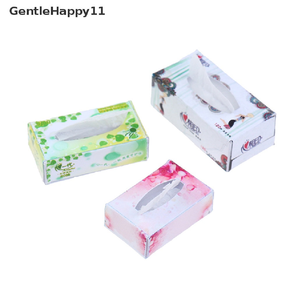 Gentlehappy 1pc1per12rumah Boneka Miniatur Aksesoris Tissue Simulasi Furniture Tissue Mainan id