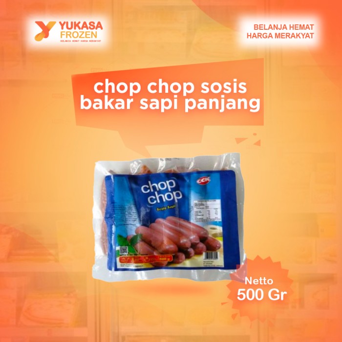 

Chop Chop Sosis Bakar Sapi 500gr