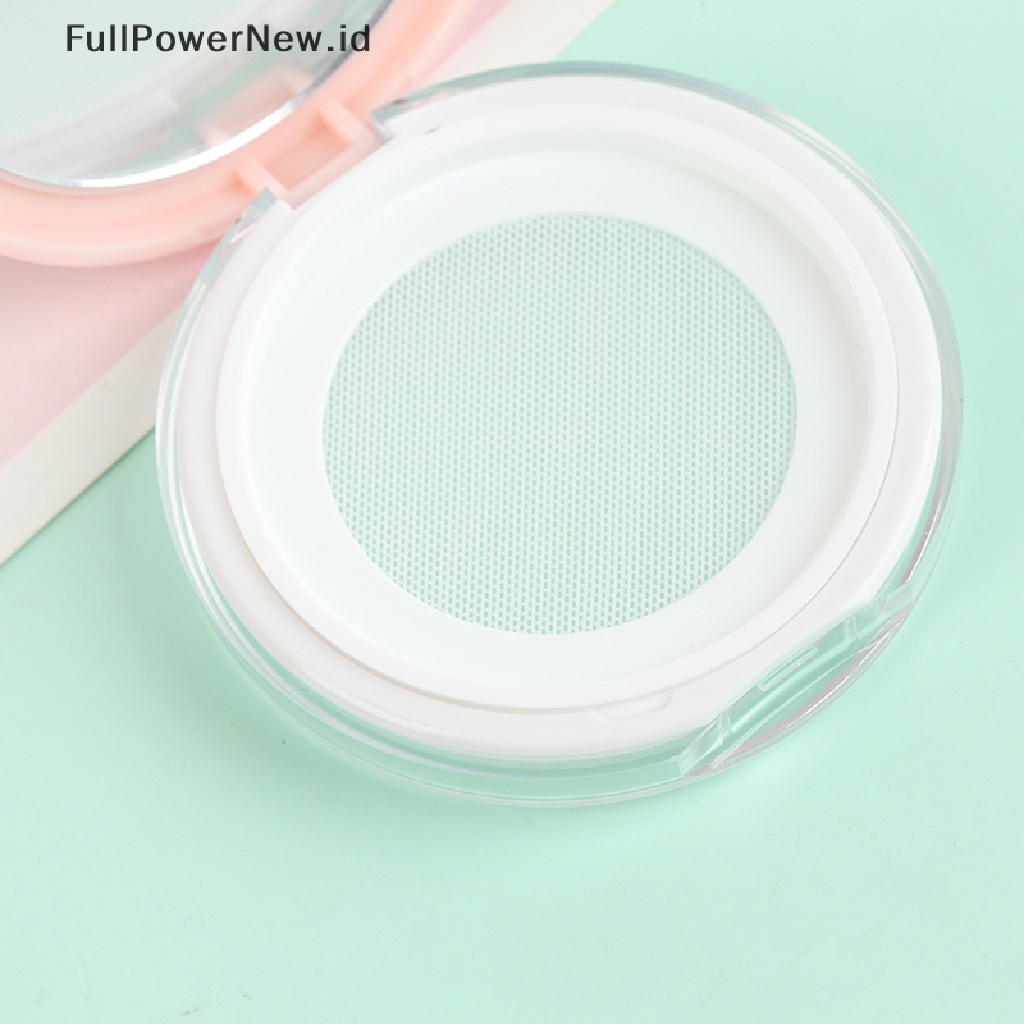 Power 3g Ultra-Tipis Kosong Longgar Kotak Bedak Pot Makeup Jar Ayak Wadah Puff Mirror ID