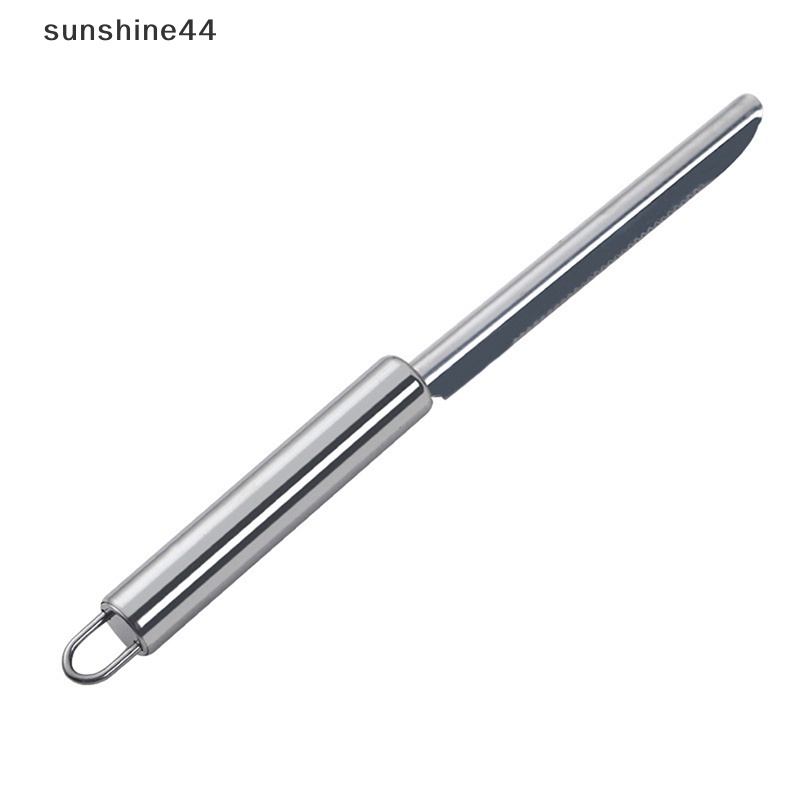 Sunshine Stainless Steel Pineapple Apple Pear Corer Pengupas Strip Panjang Tidak Licin ID