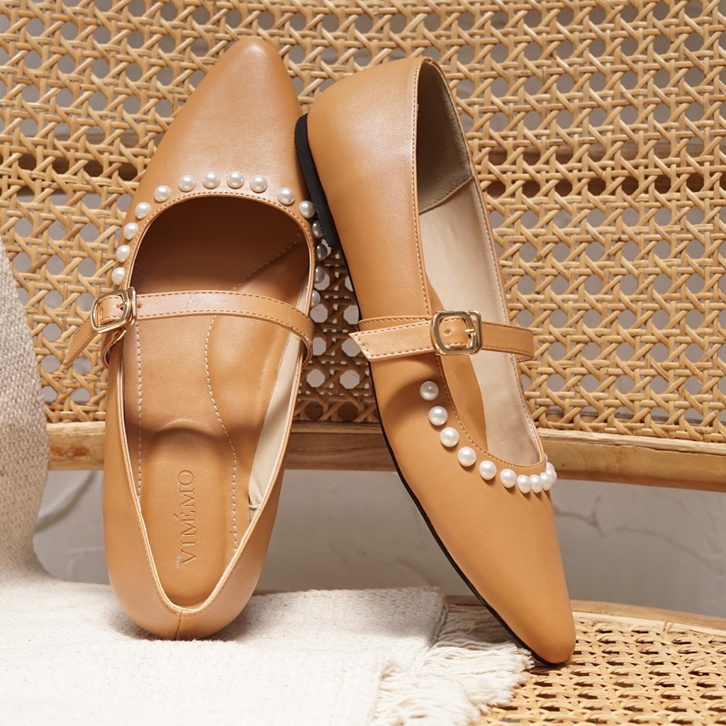 Vimemo Marry Jane Flatshoes - Lizzy