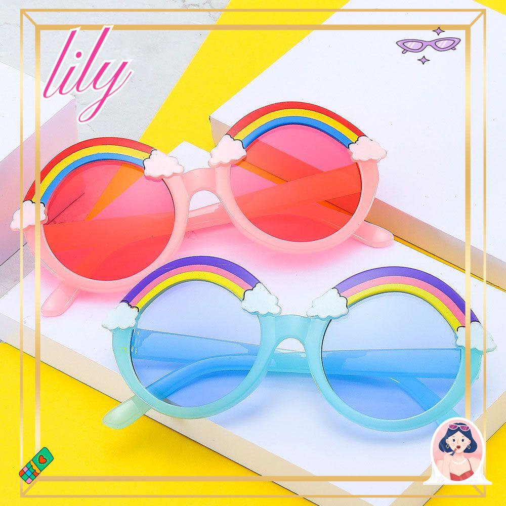 Lily Kids Sunglasses Cute UV400 Kacamata Pelindung Matahari Rainbow