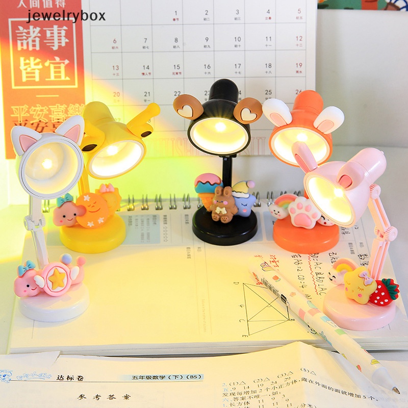 [jewelrybox] Lampu Lipat LED Mini Lampu Baca Suasana Lampu Malam Rumah Boneka Lampu Meja Butik