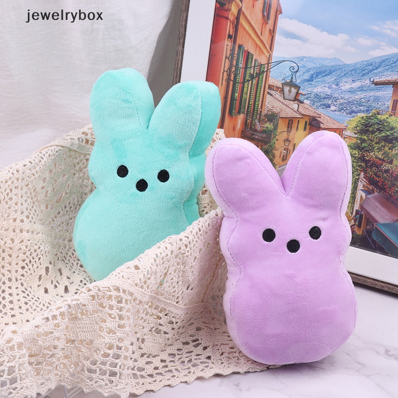 [jewelrybox] 1pc 20cm Kelinci Plush Peeps Bunny Wortel Paskah Dekorasi Boneka Mainan Butik