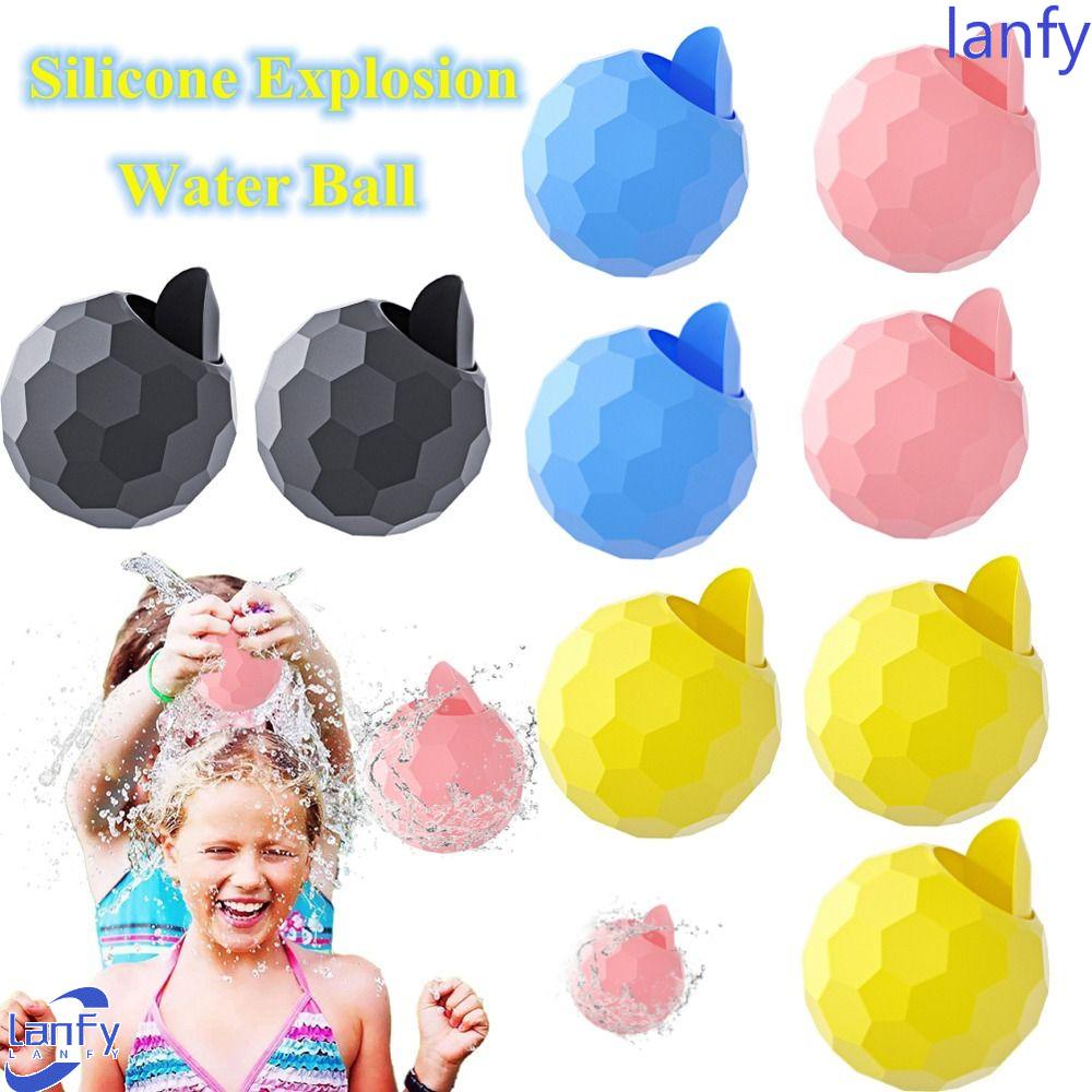 LANFY Soft Silica Gel 1PC Parent-child Interactive Toys Water Bursting Ball Battle Ball Toy