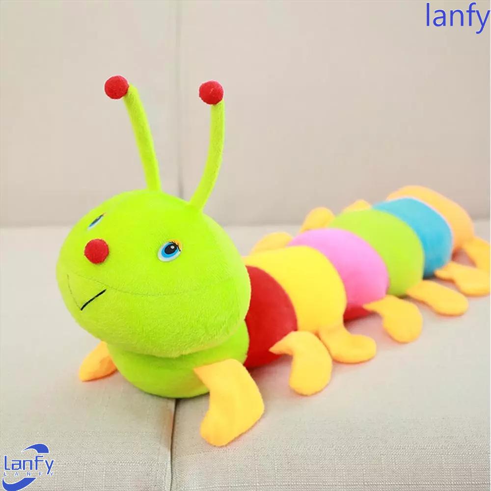 Lanfy Boneka Serangga Anak Anak Multicolor Hadiah Ulang Tahun Boneka Plush Katun Lembut Boneka Mainan