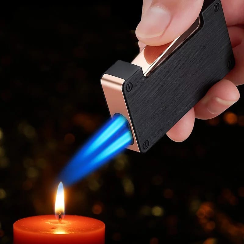 korek api bara dua mata las unik murah dual flame torch lighter murah