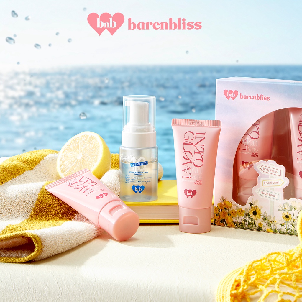 ★ BB ★ BNB barenbliss 2X Brightening Power Starter Kit - Clean Up Glow Up - Self Care Travel Kit
