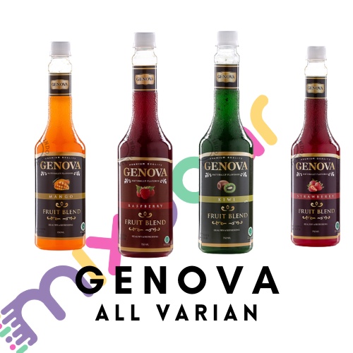 

Genova Fruit Blend All Varian 750 ml I Sirup Minuman