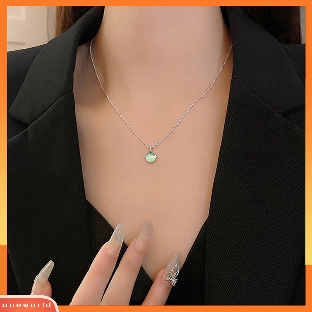 [EONE] Kalung Indah Anti-deform Serbaguna Trendi Dekoratif Tembaga Tulang Selangka Rantai Kalung Pakaian Sehari-Hari