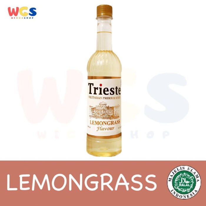 Trieste Syrup Premium Lemongrass Flavored Syrup 650ml