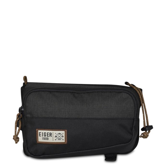 TAS PRIA EIGER1989 ORIGINAL X-FRAME BAG DUAL CYCLING BAG BLACK TAS BERSEPEDA