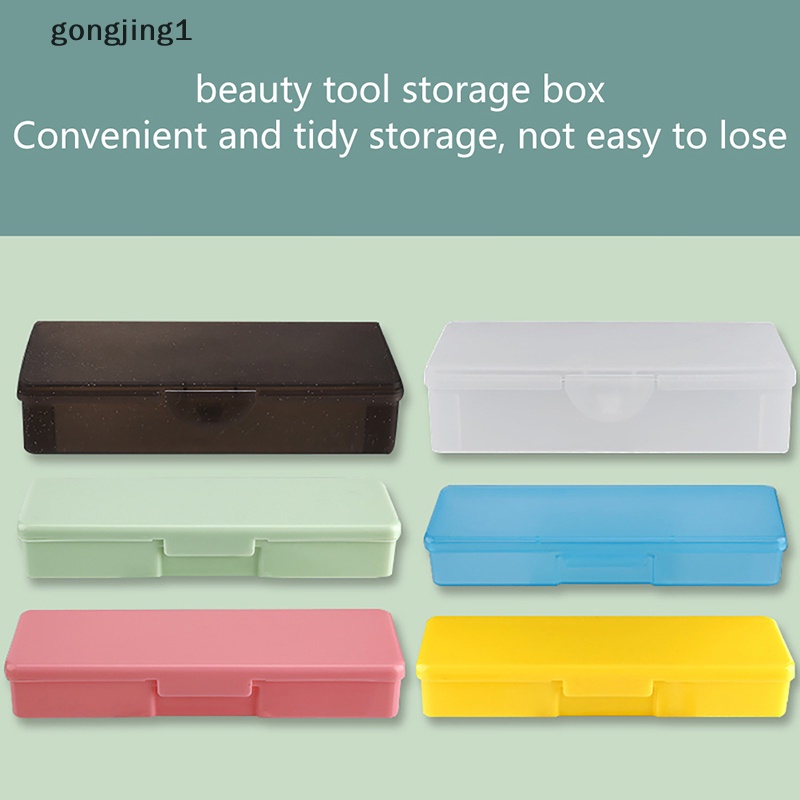 Ggg PP Gali Telinga Aksesoris Wadah Penyimpanan Tahan Debu Nail Art Tool Storage Box ID