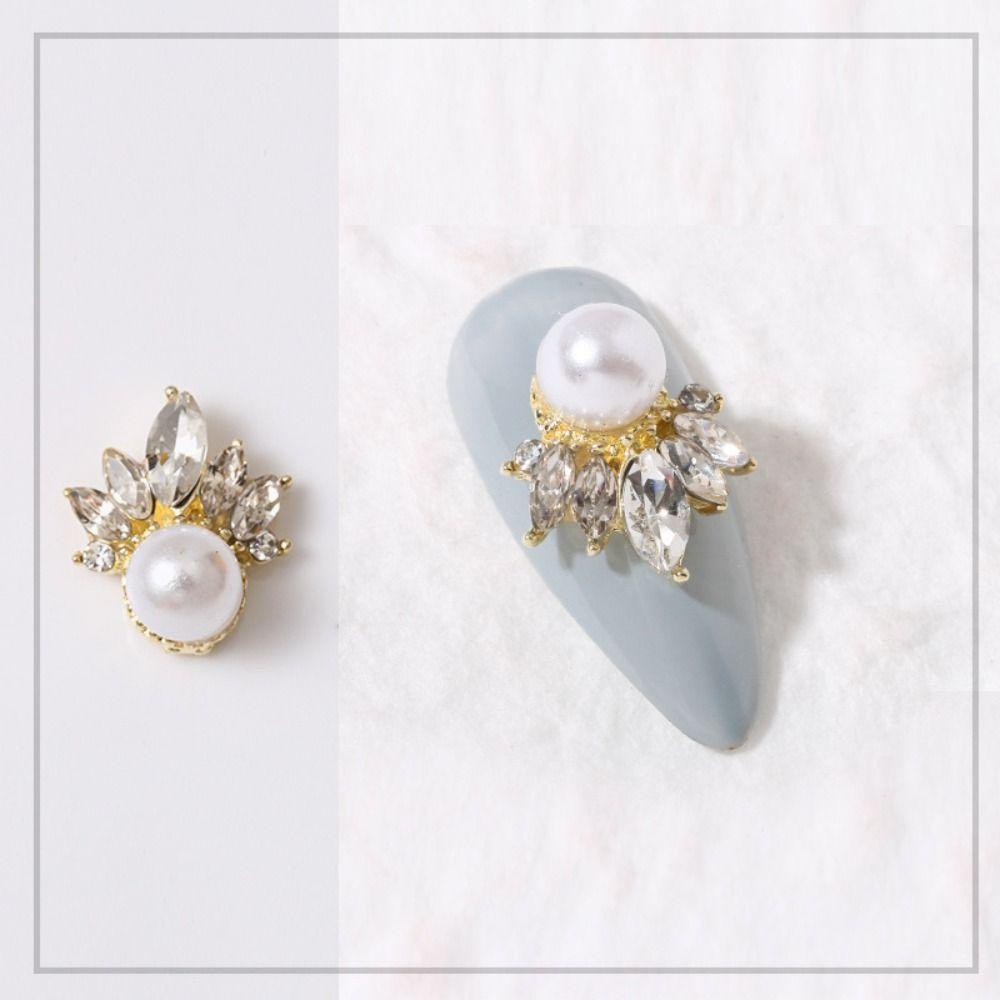 Mxbeauty Dekorasi Nail Art Lebah Mewah Gaya Campur Zirkon Alloy Manicure Perhiasan Aksesoris