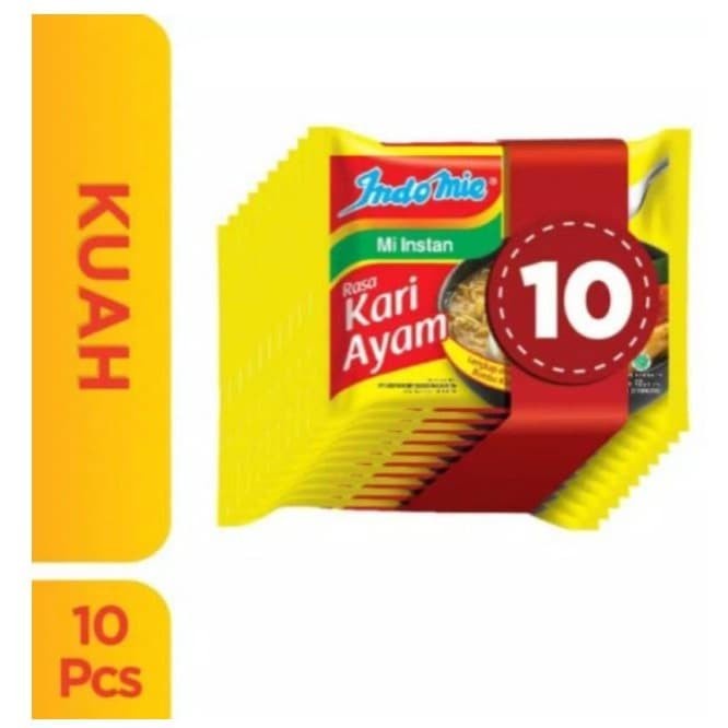 

B587 Indomie Kari Ayam 10 bungkus
