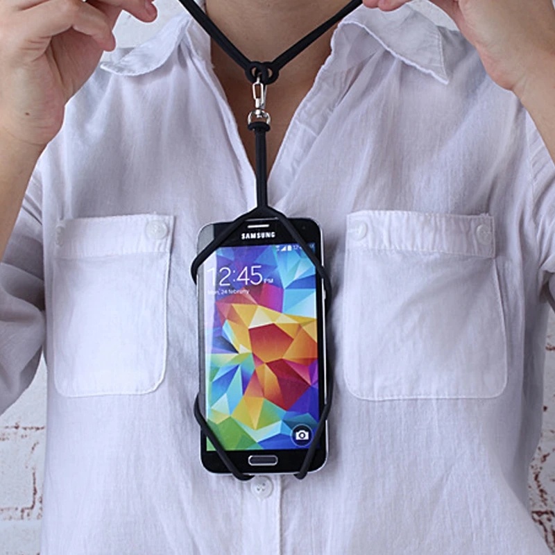 Lanyard Ponsel Tali Silikon Lanyards phone Case Ponsel lanyard Holder Case Cover Dengan Tali Gantung Leher Untuk lanyard Ponsel Pintar