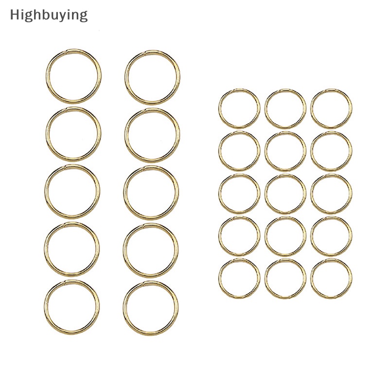 Hbid 50Pcs/Set Hewan Laut Liontin Rambut Gimbal Kepang Pin Rings Klip Perhiasan Glory