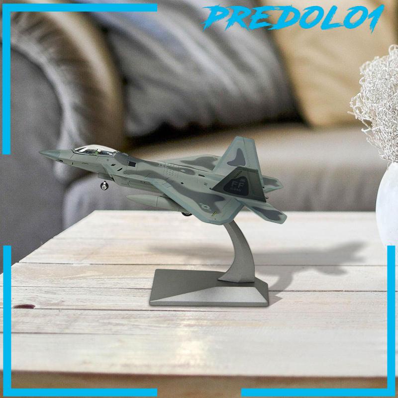 [Predolo1] Pesawat Model Display Fighter F22 Skala1 Untuk Rak TV Cabinet