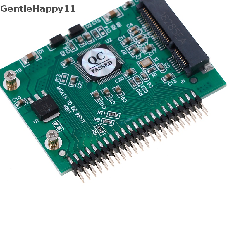 Gentlehappy mSATA adapter mSATA SSD to 44Pin IDE adapter mSATA IDE converter card Untuk id laptop