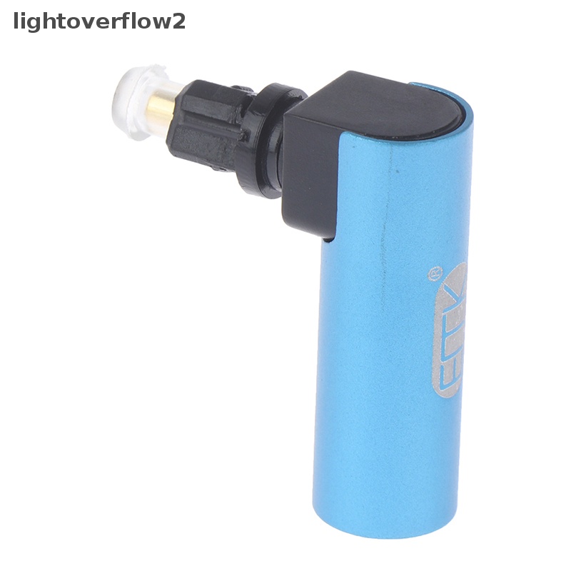 [lightoverflow2] Sudut Kanan Digital Optik Audio SPDIF Toslink Adaptor Optik 90derajat [ID]