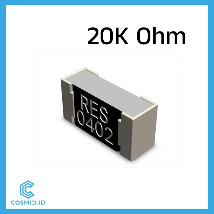 Resistor 20K KiloOhm 20KOhm 20KΩ KΩ 0402 SMD SMT SMD0402