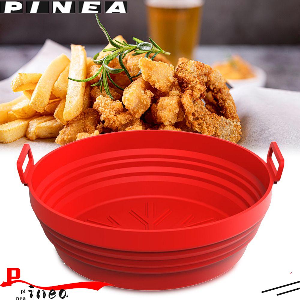 Pineapple Air Fryer Silicone Pan Cooking Soft Roasting Basket Pizza Plate Baking Pan Rumah Lipat