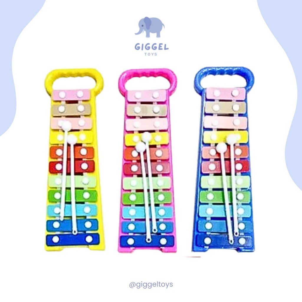 [ Giggel ] Kids Xylophone / Funny Xylophone Mainan Music / Mainan Edukasi Musik Anak / Xylophone Ukuran 30cm