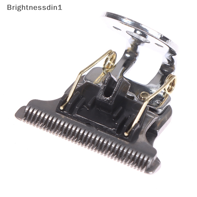 [Brightnessdin1] Pisau Cukur Rambut Bentuk T Dengan Stand T9 Blade Trimmer Pengganti Clipper Head Butik