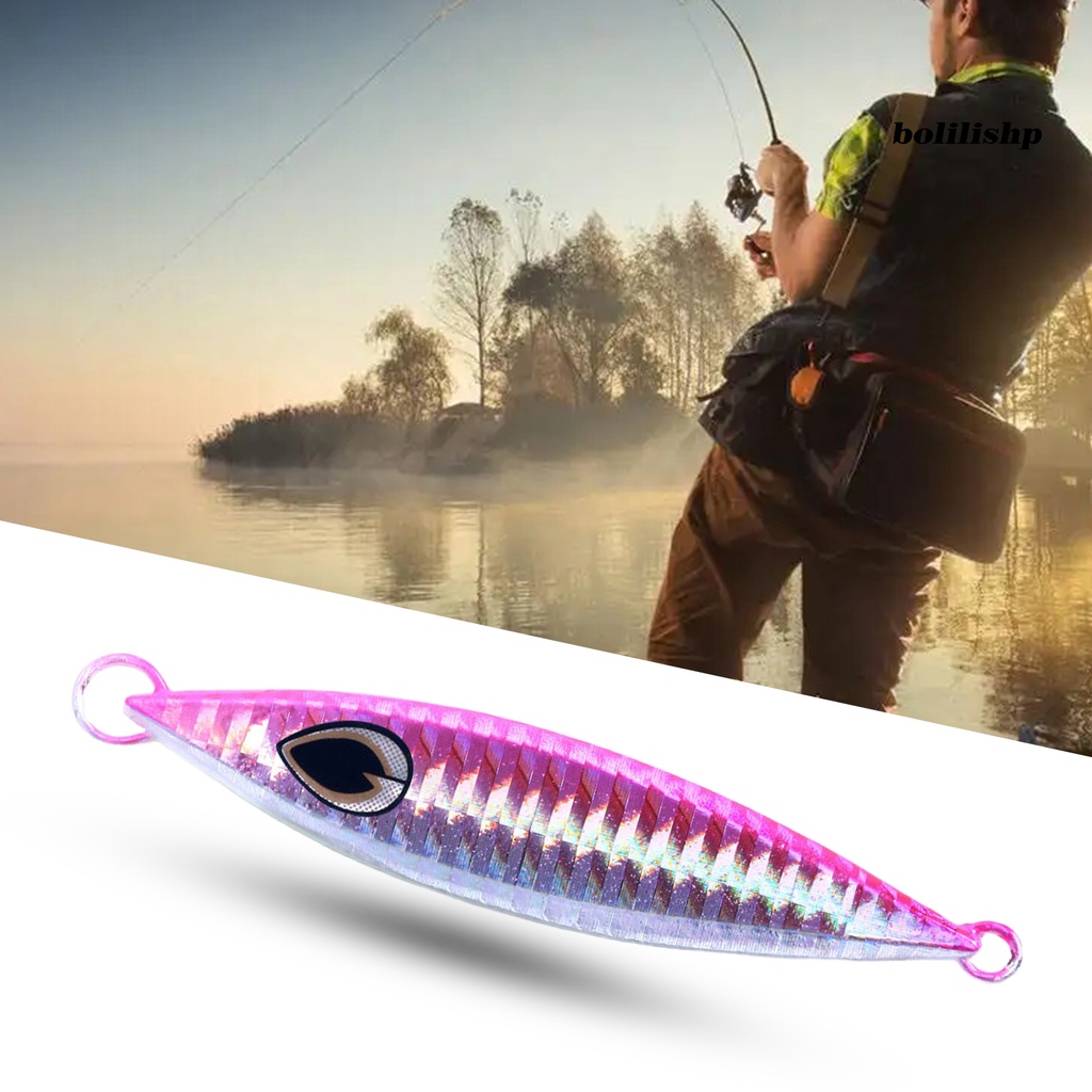 Bo-17g/7cm Umpan Pancing Simulasi Lapisan Reflektif Warna Terang Mata Hidup Yang Ramping Atraksi Ikan Laut Universal Memancing Cepat Wastafel Buatan Jigging Umpan Perlengkapan Memancing