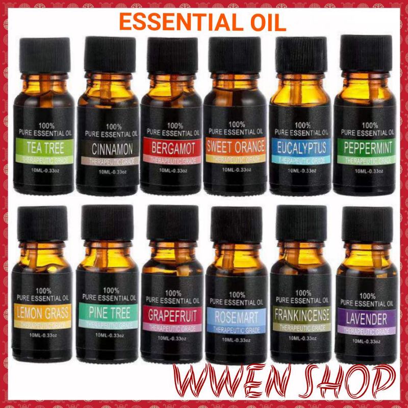 Essential Oil Pure Aroma Fragrance Aromatherapy Ruangan Aroma Diffuser pengharum Ruangan Humidifier Fragance Oil