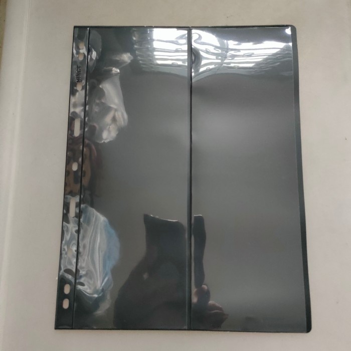 

Refill album perangko 2 kantong vertikal berdiri bolak balik
