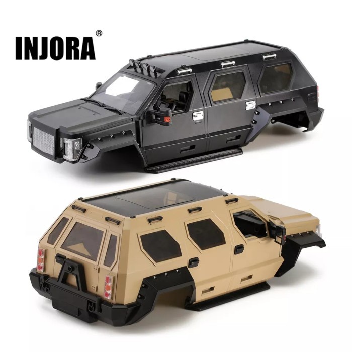 INJORA Hard Plastic Unassembled 324mm Wheelbase G.PATTON GX Body Shell