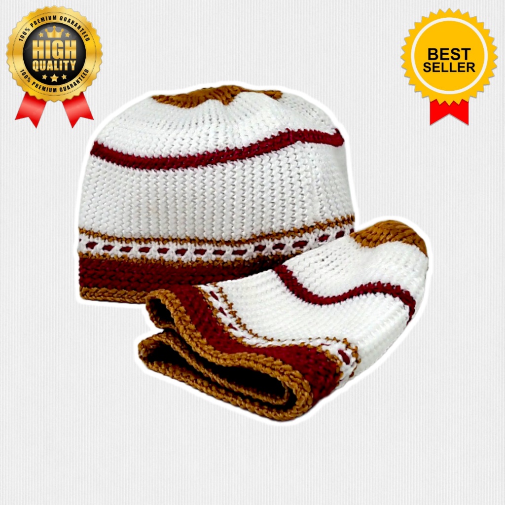 Peci Rajut Bayi / Kopyah Rajut Yaman / Peci Rajut Anak Laki Laki / Kopyah Rajut Dewasa / Peci Rajut 